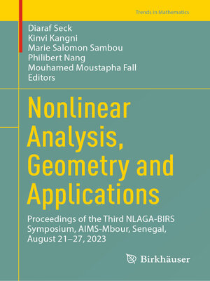 cover image of Nonlinear Analysis, Geometry and Applications